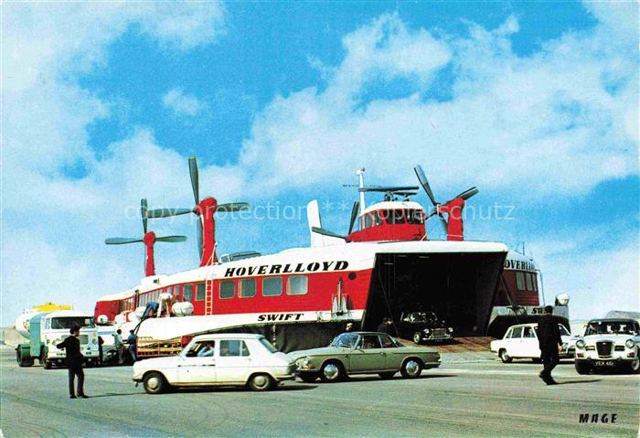Boote Hovercraft Calais Ramsgate Hoverlloyd