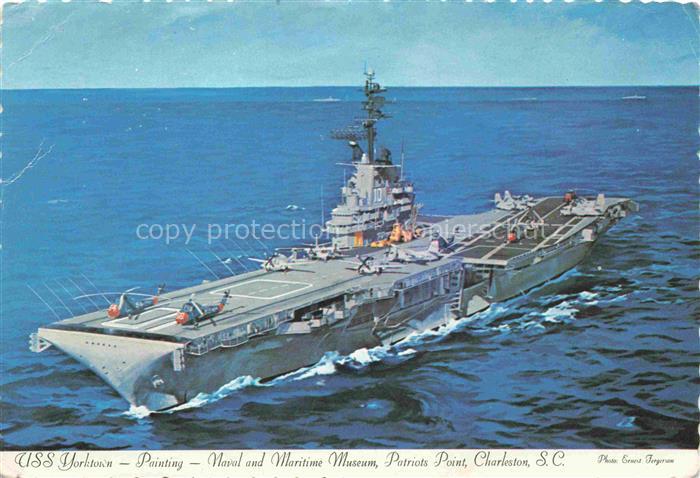 Marine Warships Uss Yorktown
