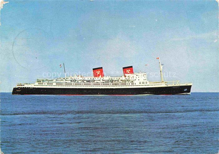 Dampfer Oceanliner Hanseatic Hamburg Atlantik Linie