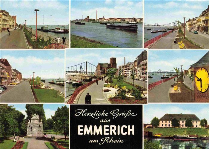 Schiffe Binnenschifffahrt Emmerich am Rhein