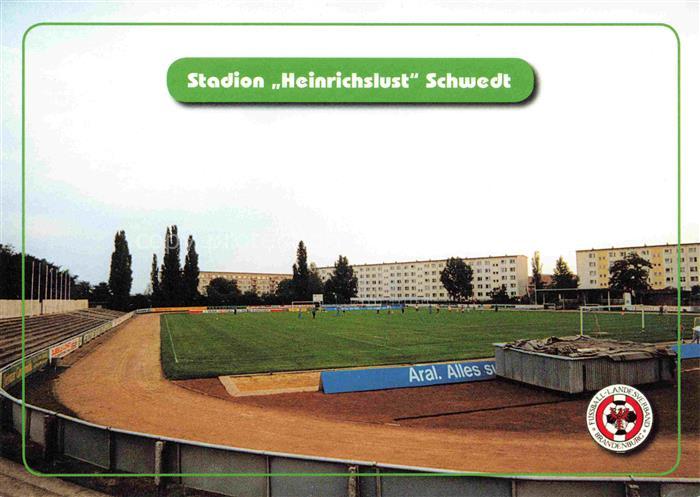 Schwedt Oder Brandenburg Stadion Heinrichslust Fussballstadion