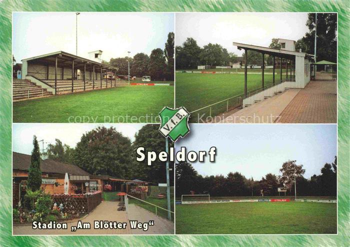 Speldorf Muelheim Ruhr Fussballstadion am Bloetter Weg Gaststaette