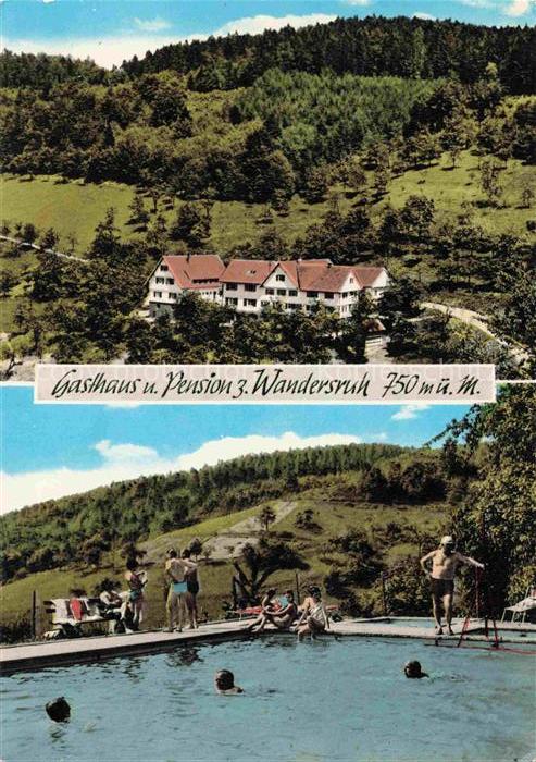 Sohlberg Ottenhoefen Schwarzwald Panorama Gasthaus Pension zur Wandersruh im Sch