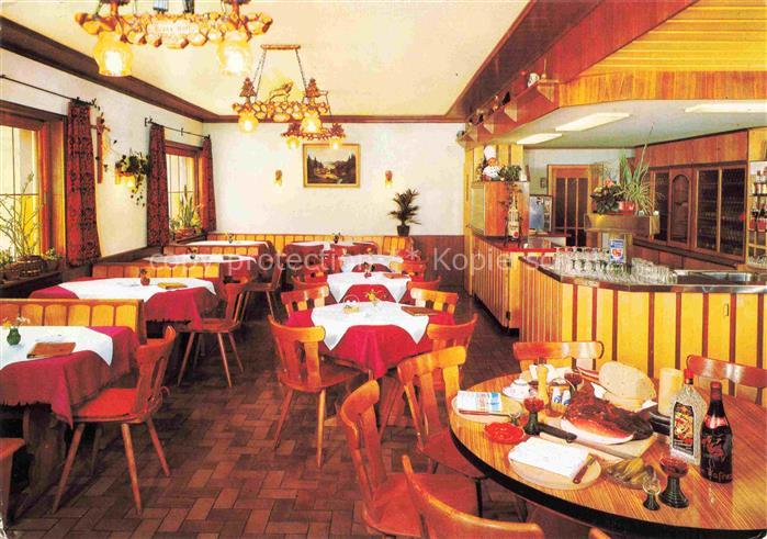 Ramsbach Oppenau Gasthaus Kalikutt Restaurant Theke