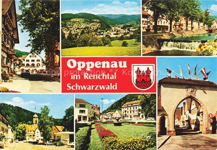 Oppenau Ortenaukreis BW Panorama Luftkurort Schwarzwald Motive Stadtzentrum Park