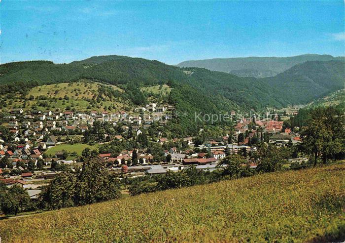 Oppenau Ortenaukreis BW Panorama Luftkurort im Schwarzwald