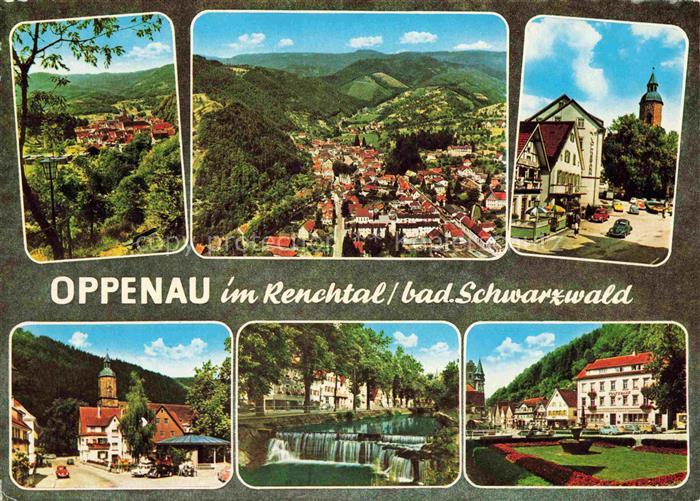 Oppenau Ortenaukreis BW Panorama Luftkurort im Schwarzwald Motive Stadtzentrum K