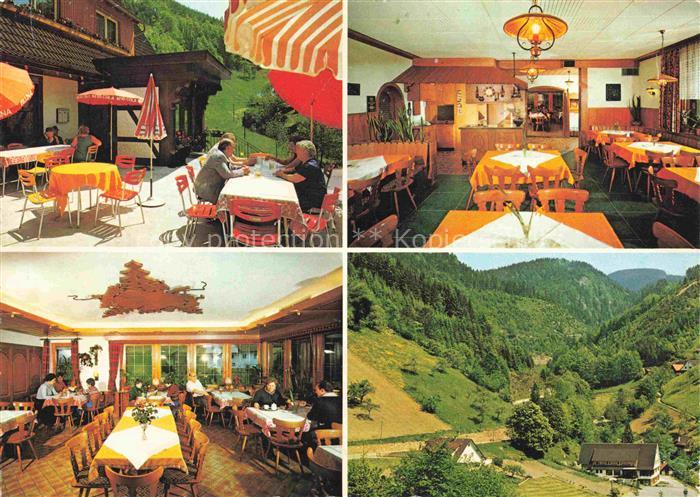Lierbach Oppenau BW Gasthof Pension Maierhof Gastraeume Terrasse Panorama Schwar