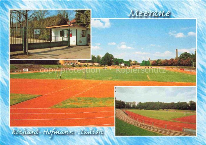 Meerane Sachsen Richard-Hofmann-Stadion Fussball Leichtathletik
