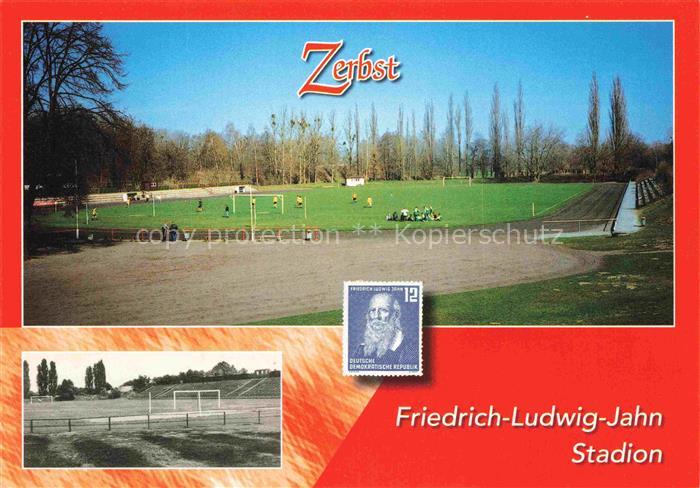 Zerbst Friedrich-Ludwig-Jahn-Stadion Fussball Leichtathletik