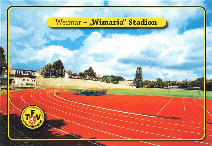WEIMAR  Thueringen Wimaria-Stadion ssV Vimaria 91 Fussball Leichtathletik
