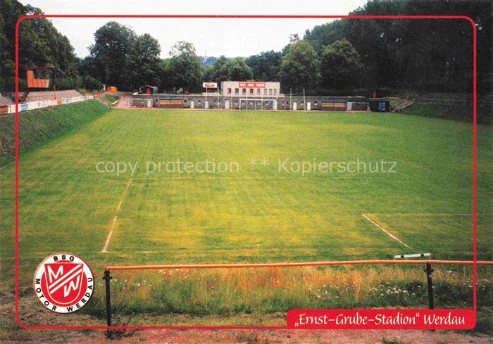 Werdau Sachsen Ernst-Grube-Stadion Fussballstadion