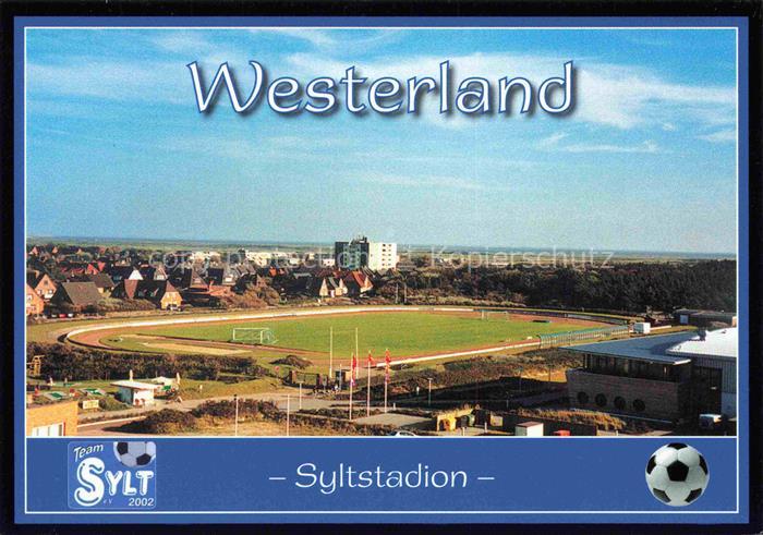 WESTERLAND Sylt Syltstadion Fussball Leichtathletik