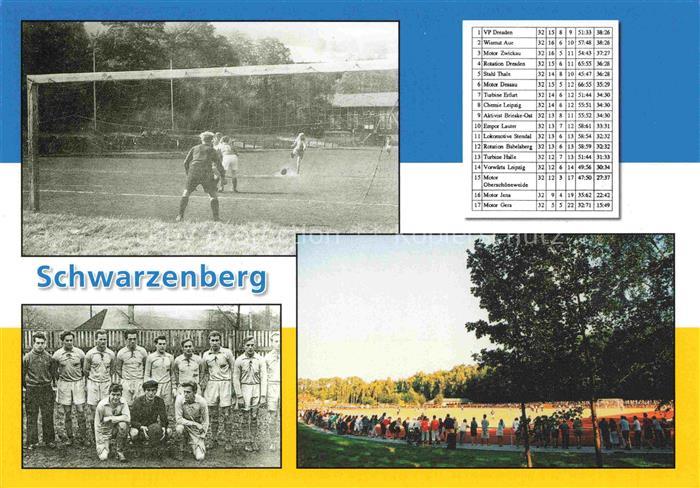Schwarzenberg  Erzgebirge Sachsen Traditionsstaetten der ehemaligen DDR-Oberliga