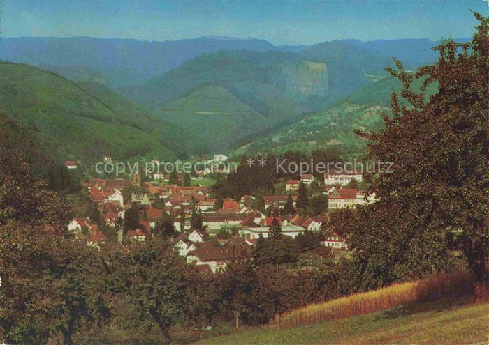 Oppenau Ortenaukreis BW Panorama Luftkurort im Schwarzwald