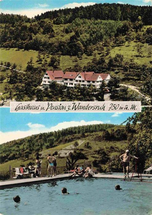 Sohlberg Ottenhoefen Schwarzwald Panorama Gasthaus Pension zur Wandersruh Swimmi