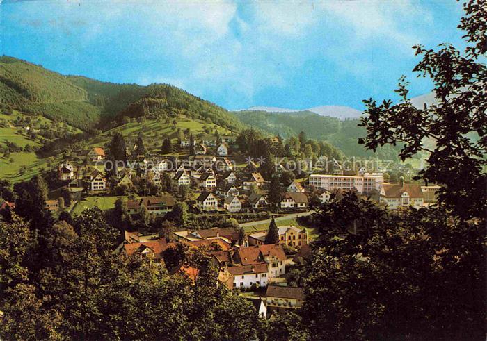 Oppenau Ortenaukreis BW Panorama Luftkurort im Renchtal Schwarzwald