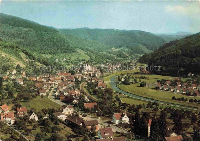 Lautenbach Renchtal Panorama Luftkurort im Renchtal Schwarzwald