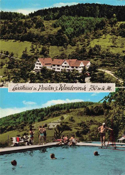 Sohlberg Ottenhoefen Schwarzwald Berggasthaus Pension zur Wandersruh Swimming Po
