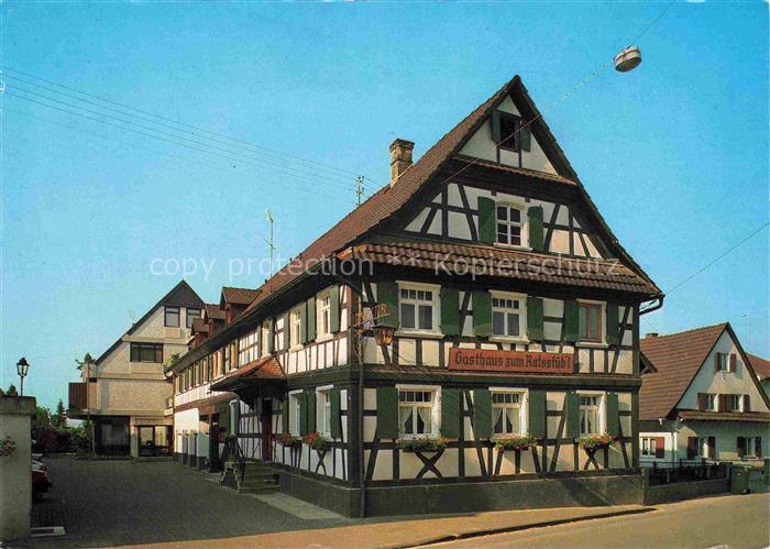 Altenheim Neuried Gasthaus Ratsstueble Fachwerkhaus