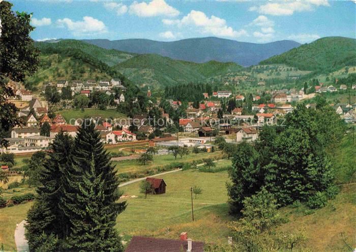 Oppenau Ortenaukreis BW Panorama Luftkurort im Schwarzwald