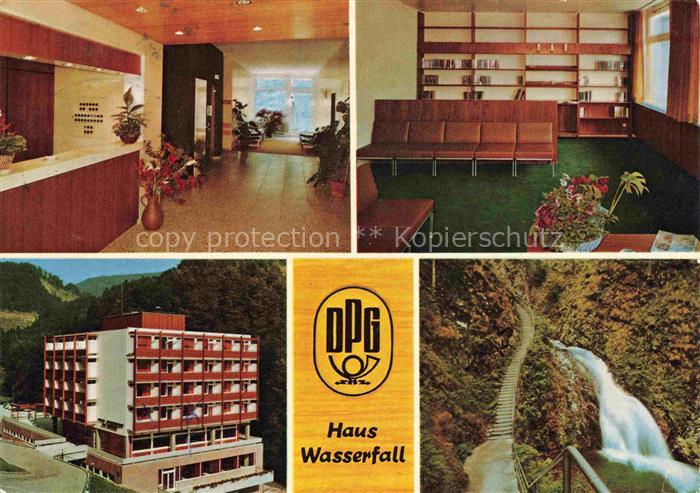 Lierbach Oppenau BW Deutsche Postgewerkschaft Schulungs- und Erholungsheim Haus