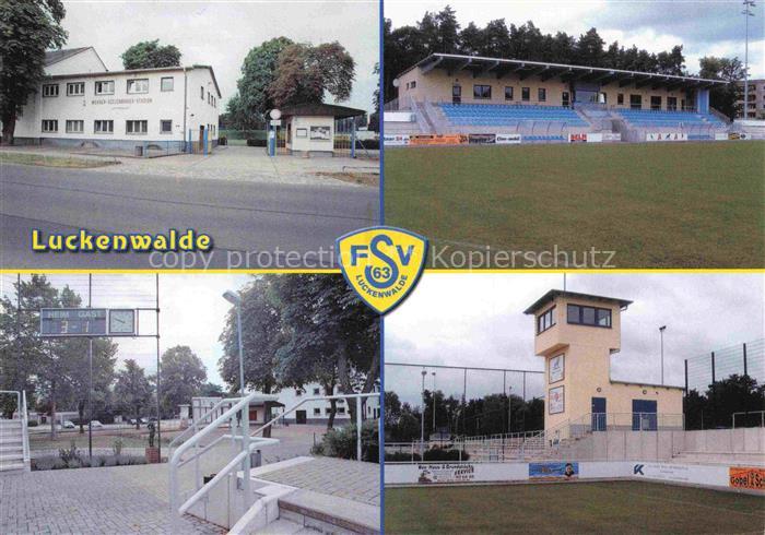 Luckenwalde Werner-Seelenbinder-Stadion Fussballstadion FSV 63 Luckenwalde