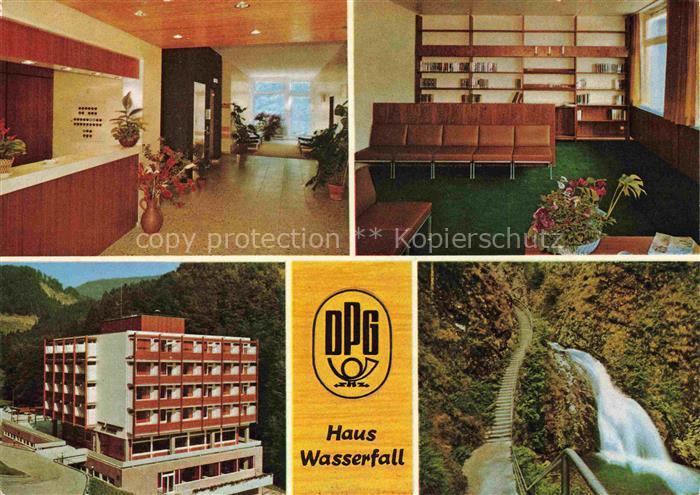 Lierbach Oppenau BW Deutsche Postgewerkschaft Schulungs- und Erholungsheim Haus