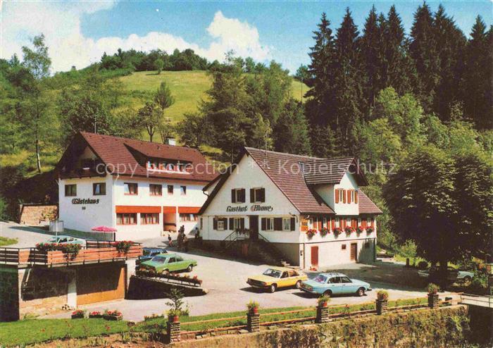 Lierbach Oppenau BW Gasthof Pension zur Blume