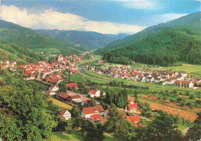 Lautenbach Renchtal Panorama Luftkurort Schwarzwald
