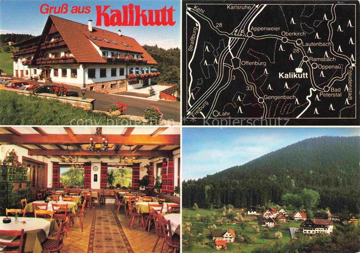 Ramsbach Oppenau Gasthof Kalikutt Restaurant Panorama Landkarte