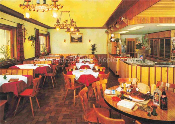Ramsbach Oppenau Gasthaus Kalikutt Restaurant Theke