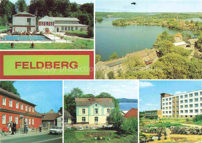 Feldberg Mecklenburg Bad Erholungsheim des BMK-Ost Stieglitzenkrug Haussee Ratha