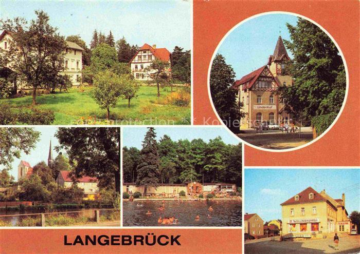 Langebrueck DRESDEN Feierabendheim Albert Schweitzer Lindenhof Waldbad Freibad
