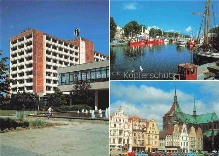 ROSTOCK  CITY Hotel Warnow Stadtzentrum Kirche Hafen