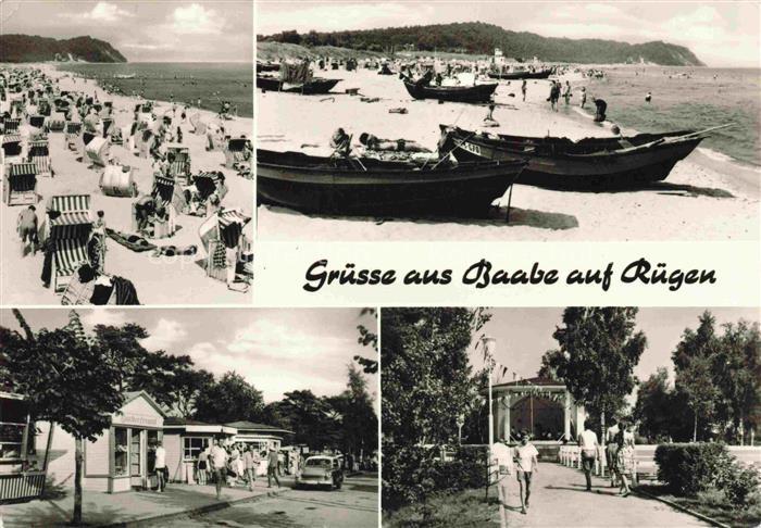 BAABE Ostseebad Ruegen Strandleben Konzertpavillon