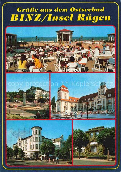 Binz Ruegen Restaurant am Strand Stranduhr Hotels