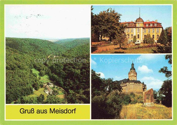 Meisdorf Falkenstein Harz Panorama Luftaufnahme Burg Falkenstein Schloss