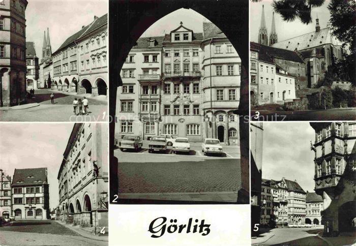 GoeRLITZ  Sachsen Untermarkt Peterskirche Buergerhaeuser Struve-Apotheke Hirschl