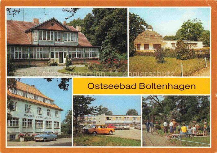 Boltenhagen Ostseebad Haus am Meer Pavillon-Bar Poliklinik Krankenhaus Urlauberd