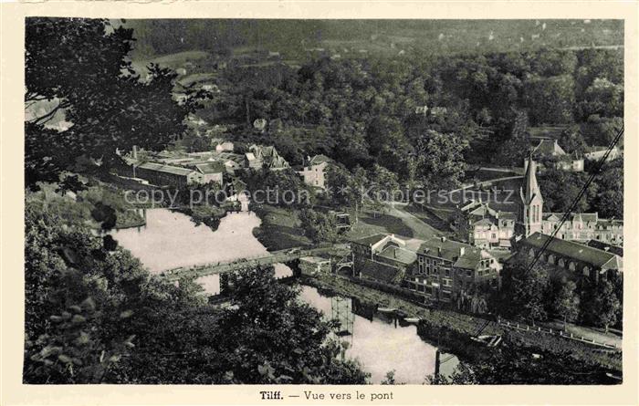 Tilff Esneux Belgie Vue vers le pont