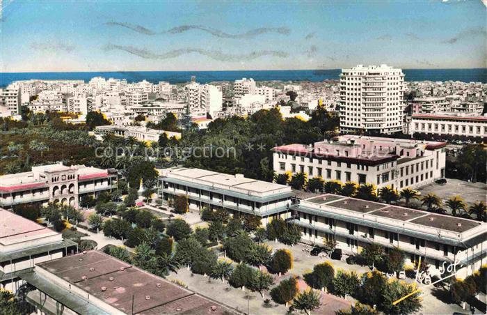 CASABLANCA Maroc Vue generale Au premier plan le Cercle Militaire