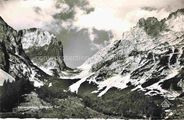 Ellmauer Tor Kaisergebirge Elmau Tirol AT Panorama