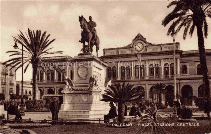 PALERMO  Sicilia IT Piazza Stazione Centrale