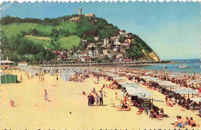 SAN SEBASTIAN  DONOSTIA Saint-Sebastien Pais Vasco ES Ondarreta y Monte Igueldo