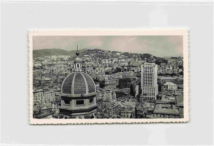 GENOVA Genua Liguria IT Stadtpanorama
