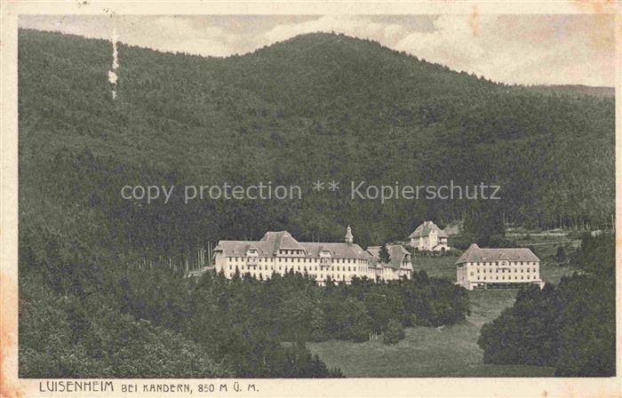 Marzell Malsburg-Marzell Kandern BW Panorama Luisenheim Schwarzwald