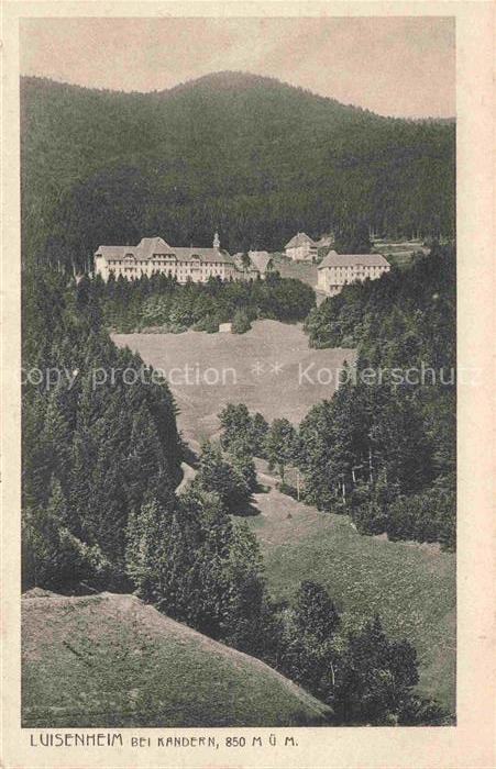 Marzell Malsburg-Marzell Kandern BW Panorama Blick zum Luisenheim Schwarzwald