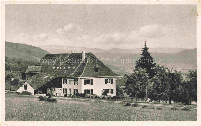 Kandern Baden BW Jugendherberge Platzhof Schwarzwald Kupfertiefdruck
