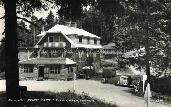 Steinhaus am Semmering Niederoesterreich AT Alpengasthof Pfaffensattel Passhoehe